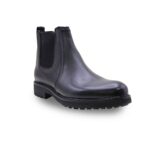 نیم بوت مردانه چرم کد11268