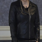 کاپشن چرم زنانه کوتاه - Image 2