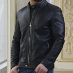 کاپشن چرم مردانه کد11400