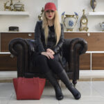 پالتو چرم زنانه مدل دکمه دار - Image 5