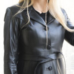 پالتو چرم زنانه مدل دکمه دار - Image 6